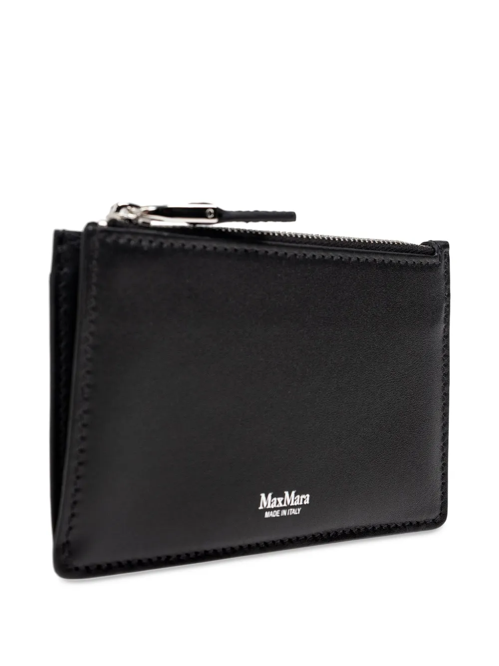 Max Mara Leren buidel Zwart