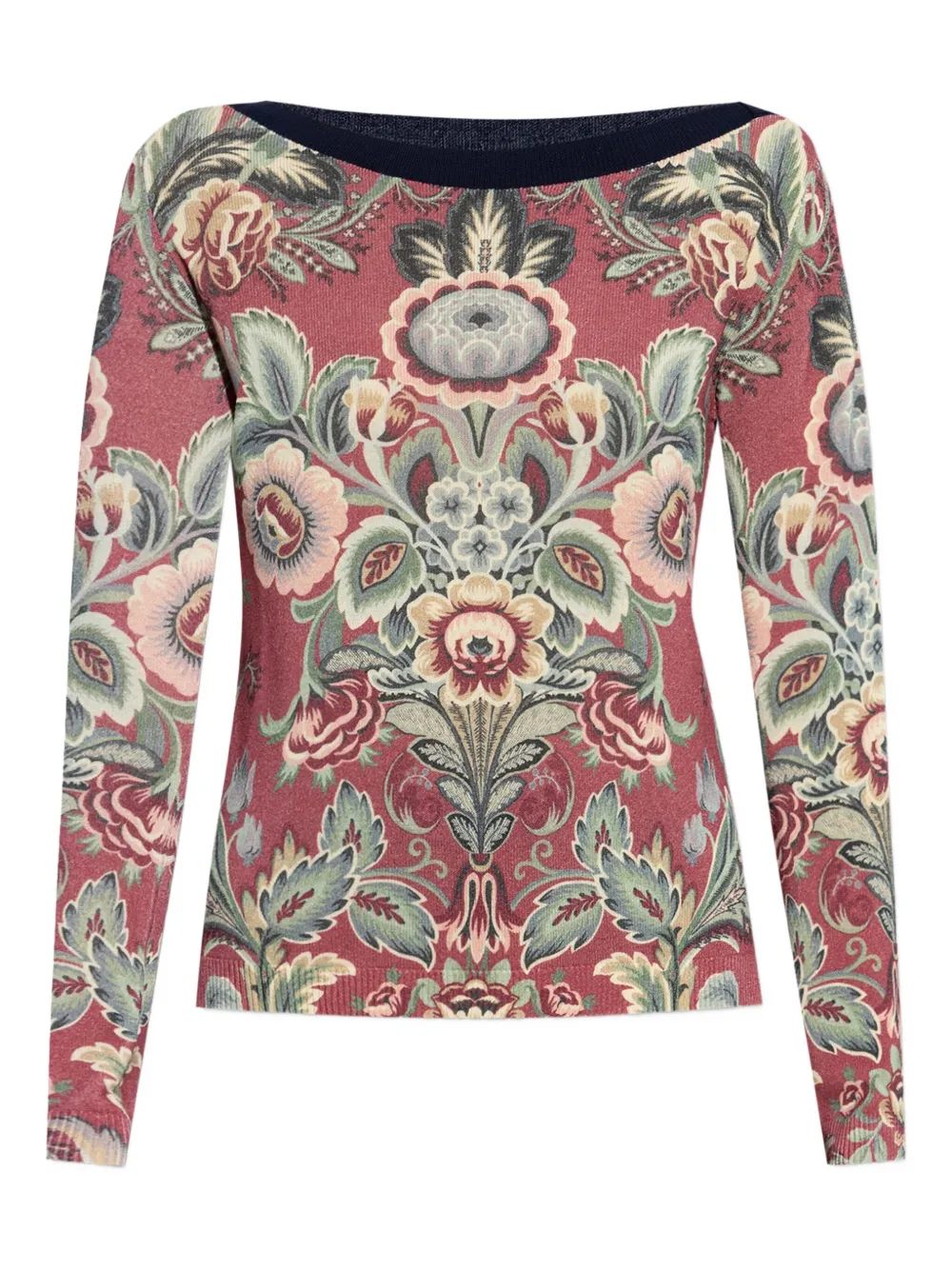 ETRO Top met bloemenprint Rood
