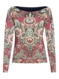 ETRO floral-print top - Red