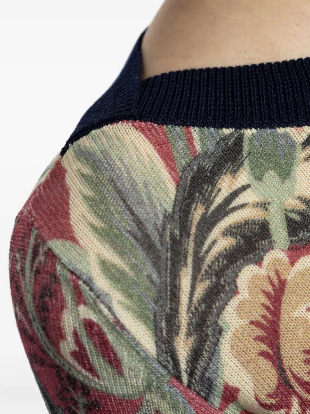 ETRO Top met bloemenprint Rood