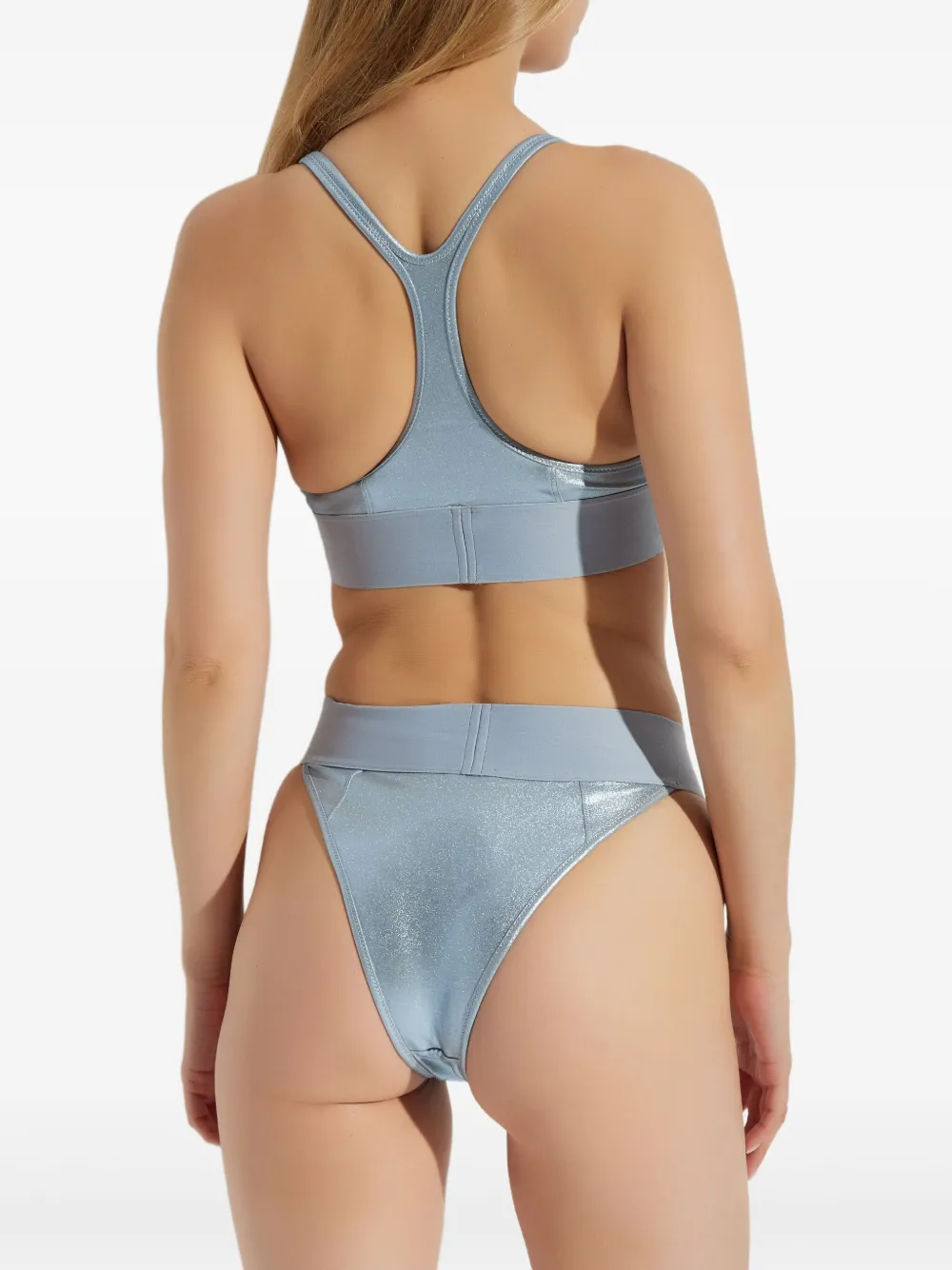Diesel Lolita-D-Pop metallic bikinislip Blauw