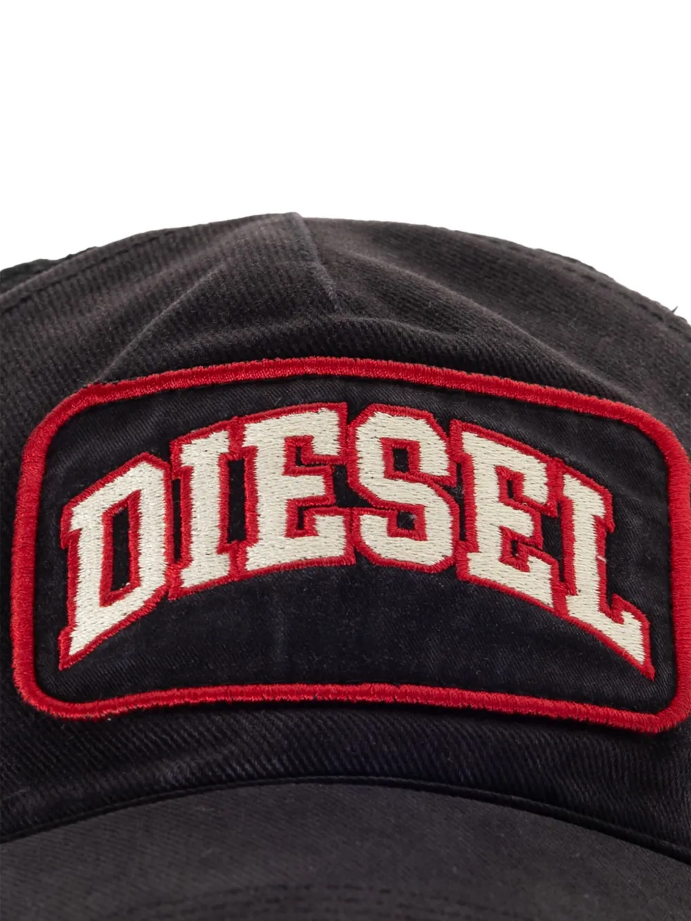 Diesel Mesh pet met vlakken Zwart