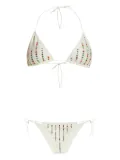 Oséree Gem triangle bikini - White