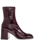 Courrèges 75mm Reedition ankle boots - Red
