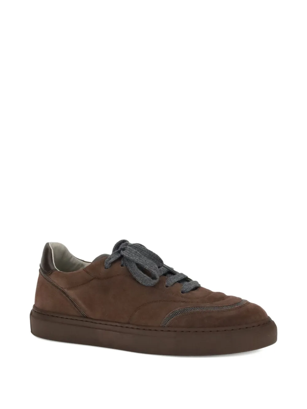 Brunello Cucinelli Monili chain detail sneakers Brown