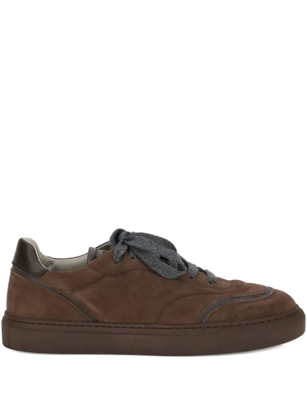 Brunello Cucinelli Monili chain detail sneakers Brown