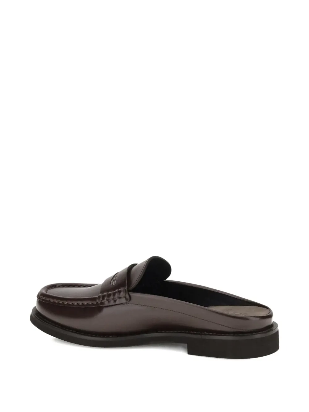 Brunello Cucinelli horsebit jewel-embellished mules Brown