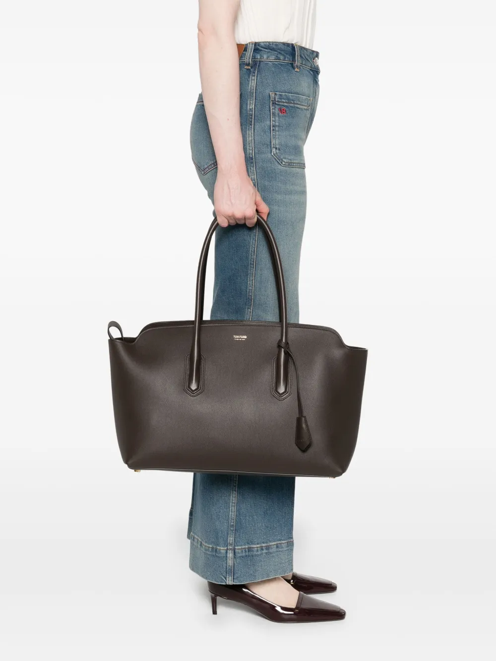 TOM FORD East West shoulder bag - Bruin