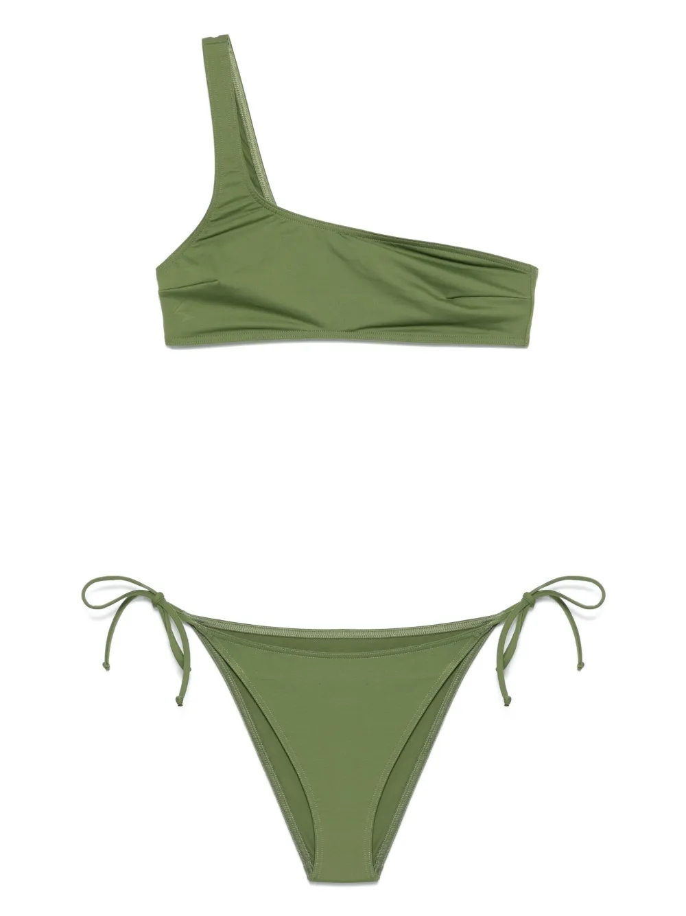 MC2 Saint Barth one-shoulder bikini | Green | Image 1