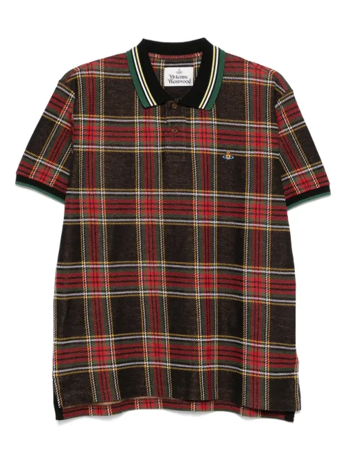 Polo à carreaux - Vivienne Westwood - Modalova