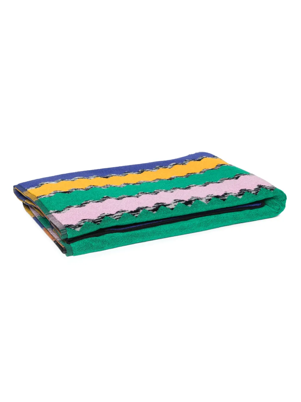 Missoni Striped Beach Towel In Multi