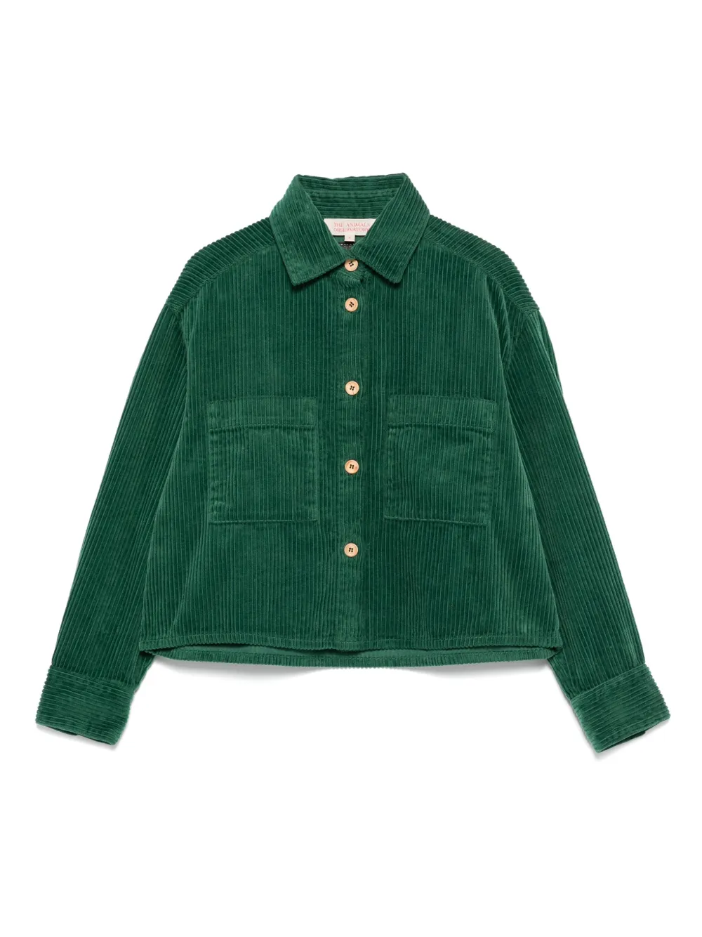 The Animals Observatory corduroy shirt | Green | Image 1