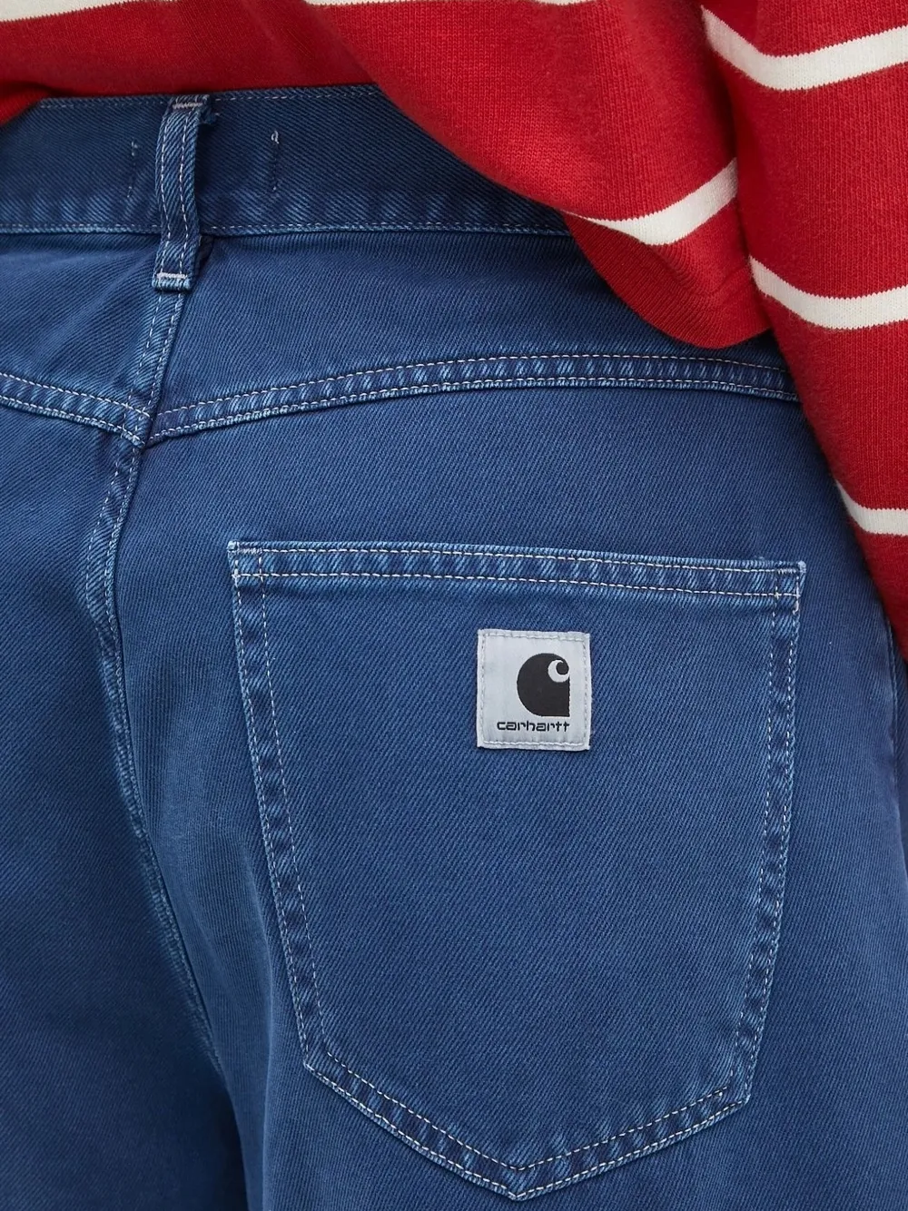 Carhartt WIP Brandon cotton shorts Blauw