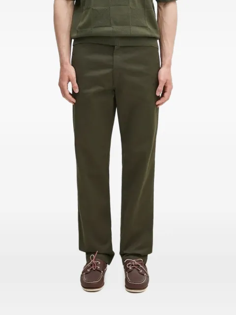 Carhartt WIP logo-patch flat-front trousers