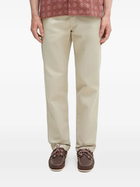 Carhartt WIP logo-patch straight-leg trousers