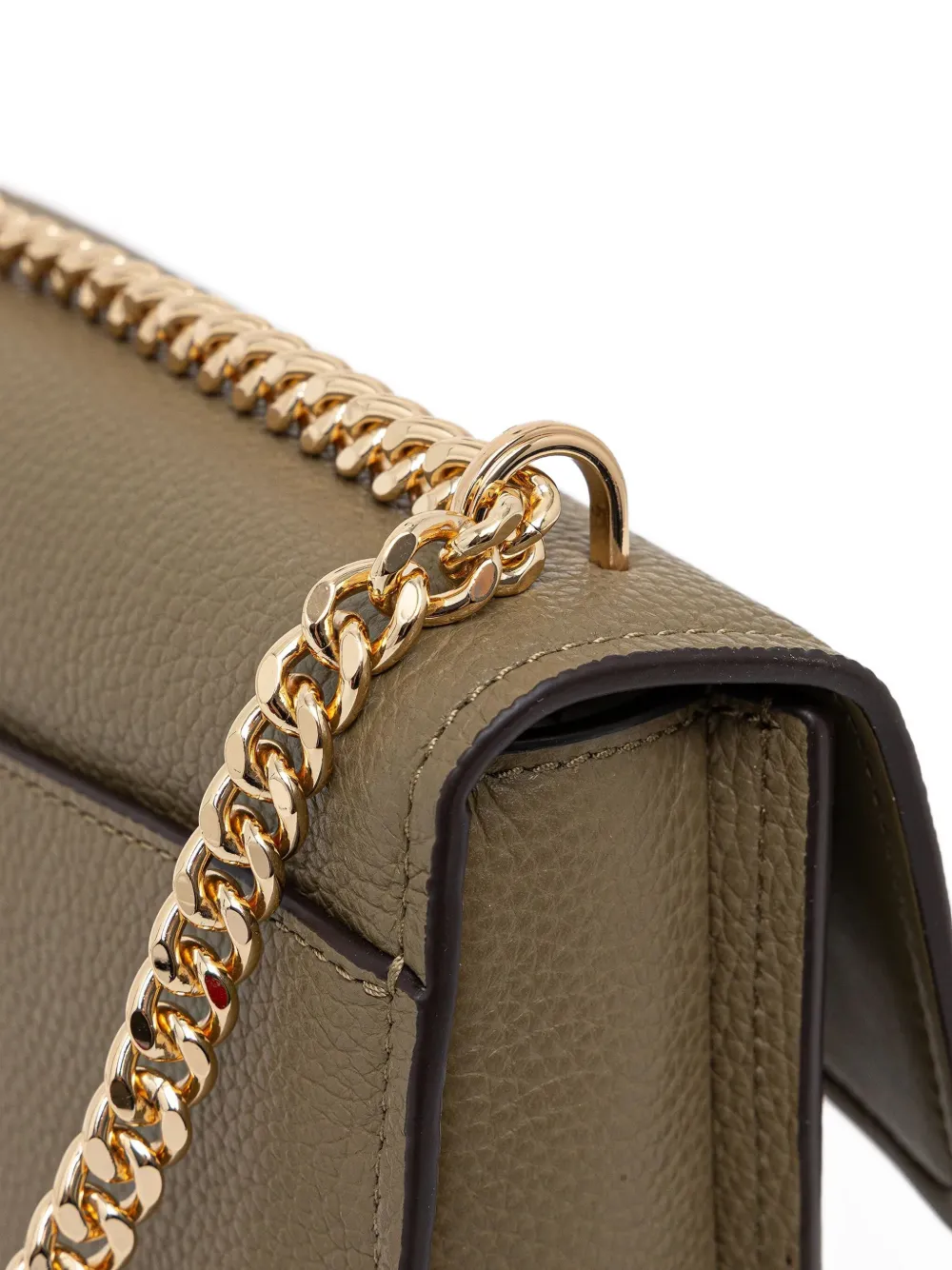 Michael Michael Kors Flap-front Chain-strap Bag In Green