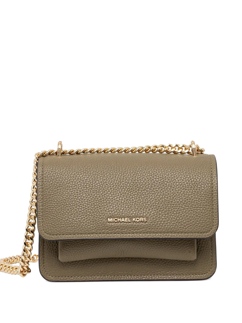 Michael Michael Kors Flap-front Chain-strap Bag In Green
