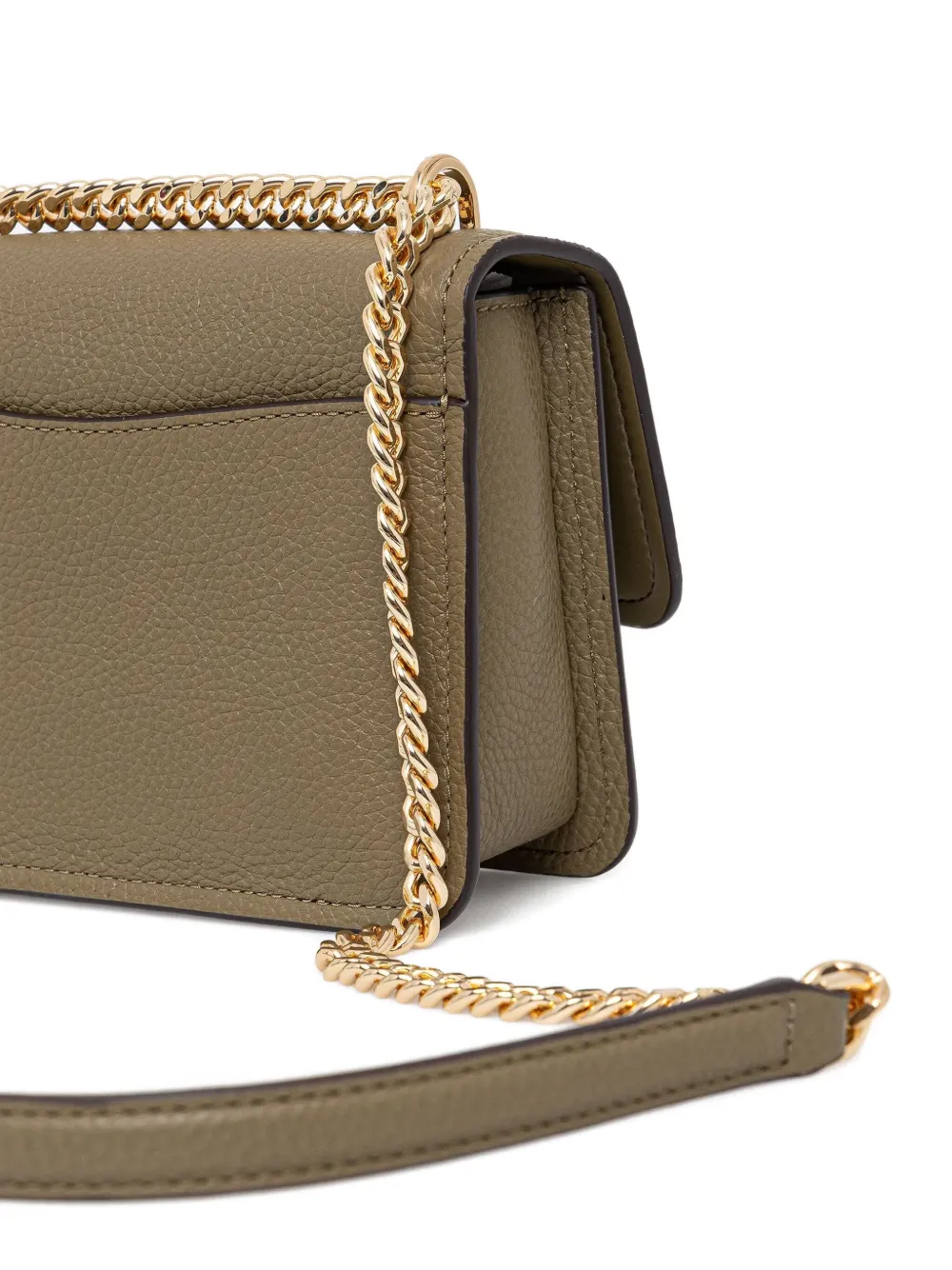 Michael Michael Kors Flap-front Chain-strap Bag In Green