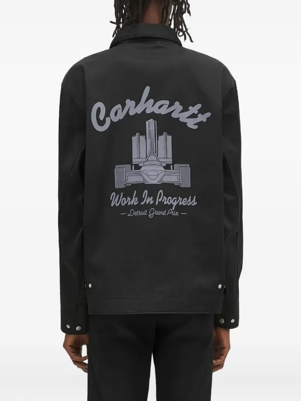 Carhartt WIPブラック ノーカラージャケット M Carhartt WIPブラック ノーカラージャケット M 2025年最新
