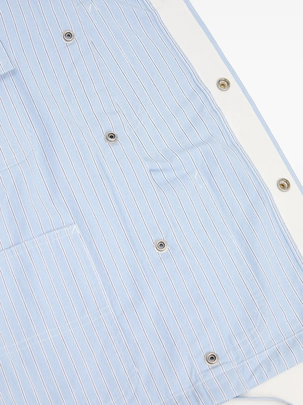 Carhartt Nota Shirt Stripe-pattern Jacket In Blue