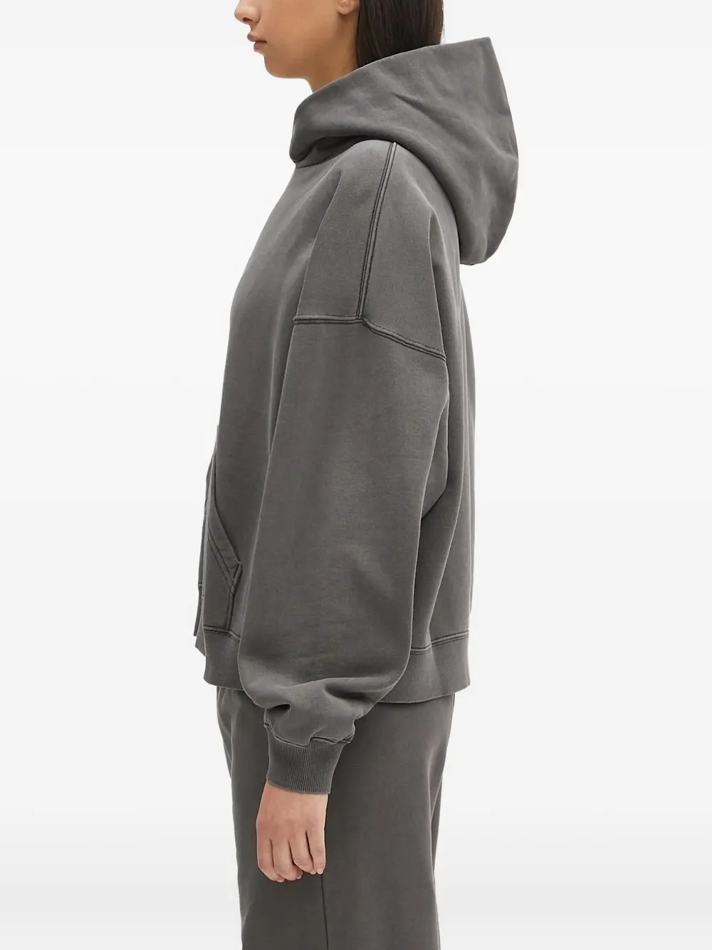 Carhartt WIP Benton hoodie met geborduurd logo - Grijs