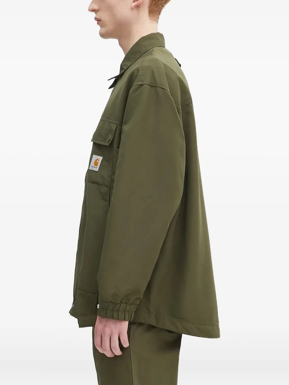 Carhartt WIP logo jacket Groen