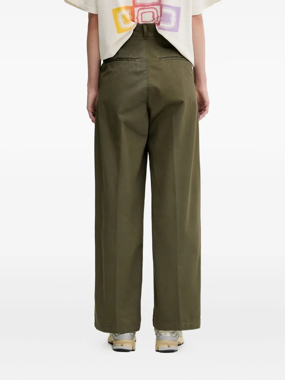 Carhartt WIP Straight plooibroek Groen