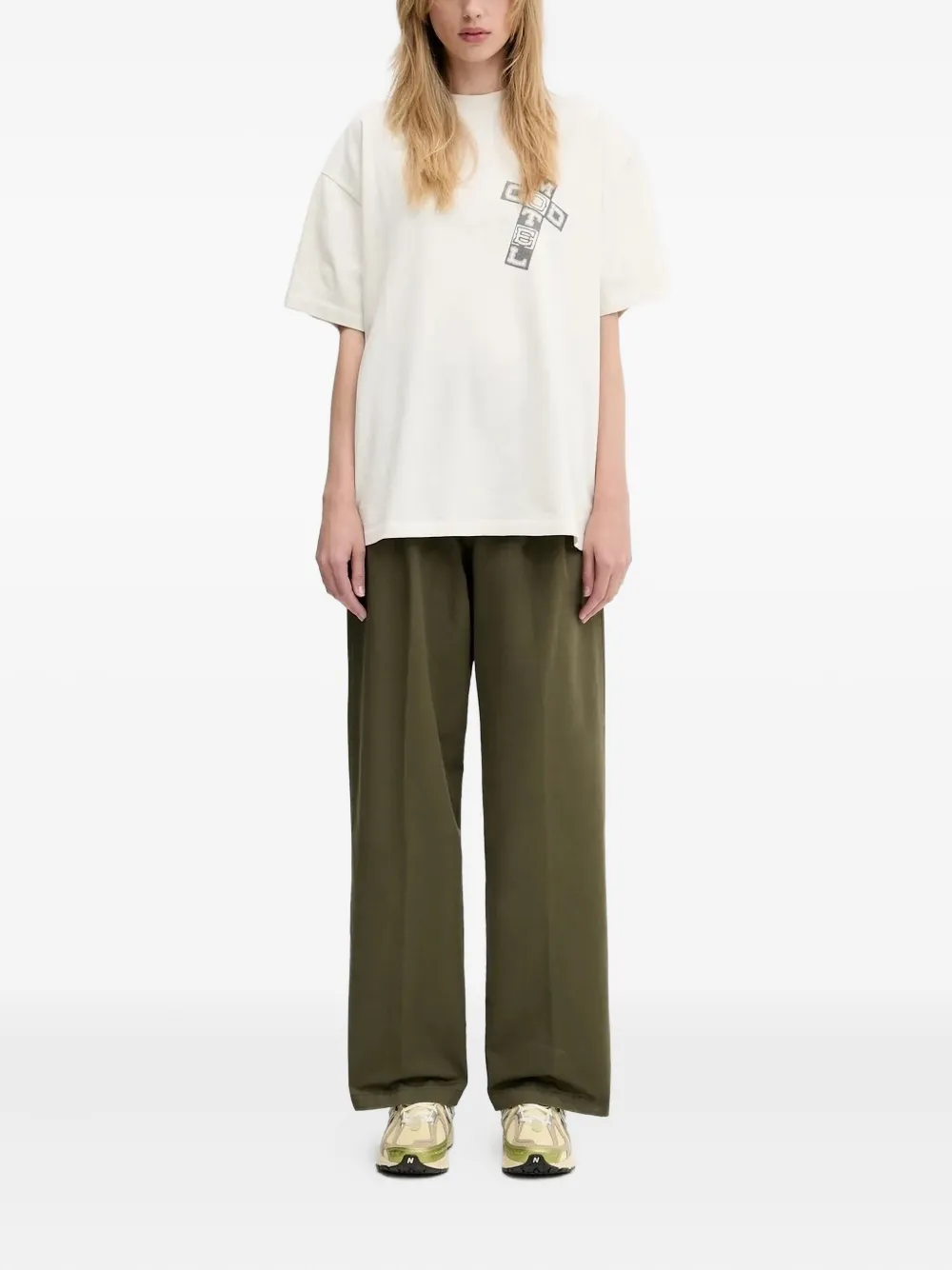 Carhartt WIP Straight plooibroek Groen