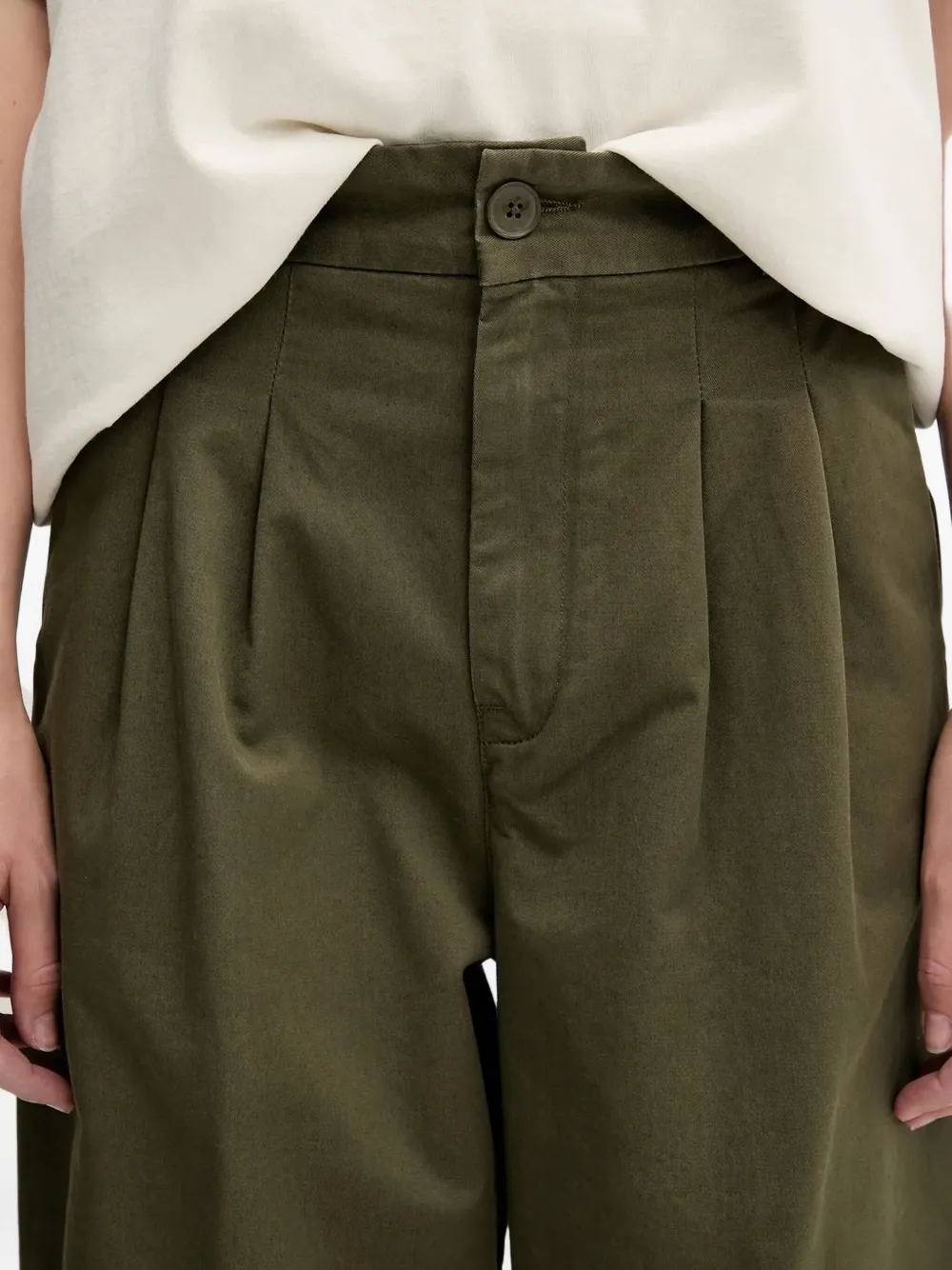 Carhartt WIP Straight plooibroek Groen
