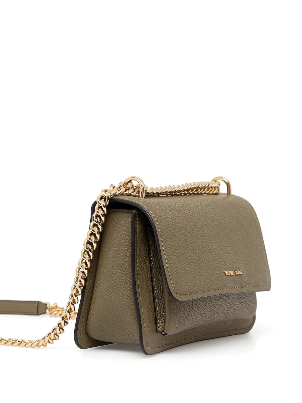 Michael Kors Crossbodytas met kettinghengsel en omslag Beige