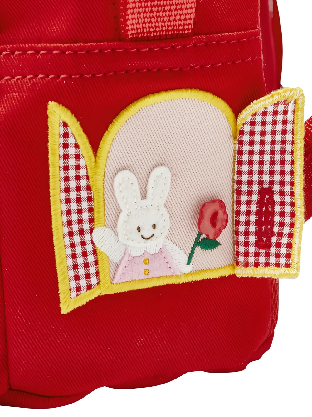 Miki House Bunny House rugzak Rood