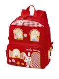 Miki House bunny house backpack - Red