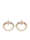 Eden Presley 14K yellow gold Orbit Rainbow diamond stud earrings