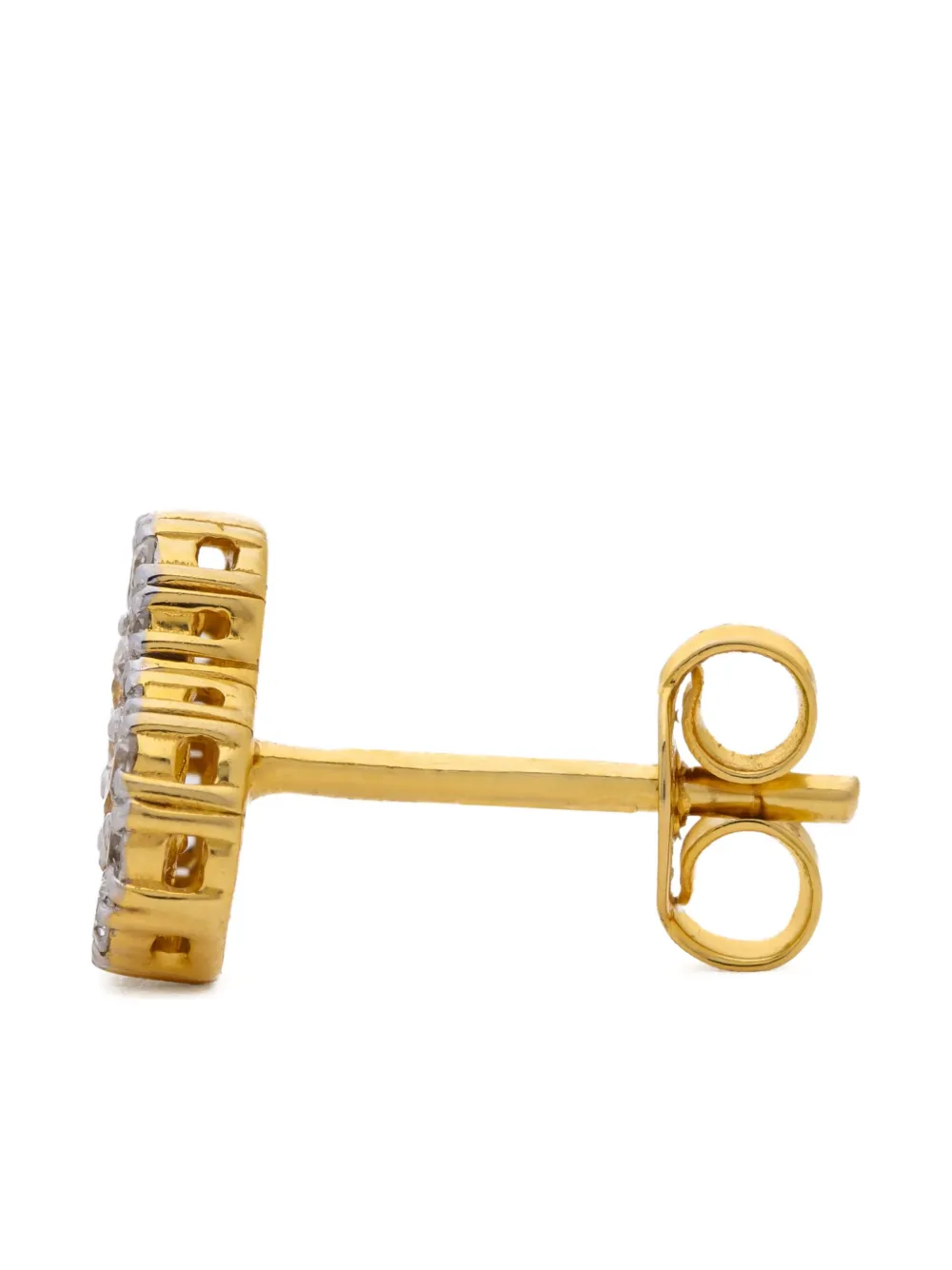 Munnu The Gem Palace 18K yellow gold Heart diamond earrings | Image 2