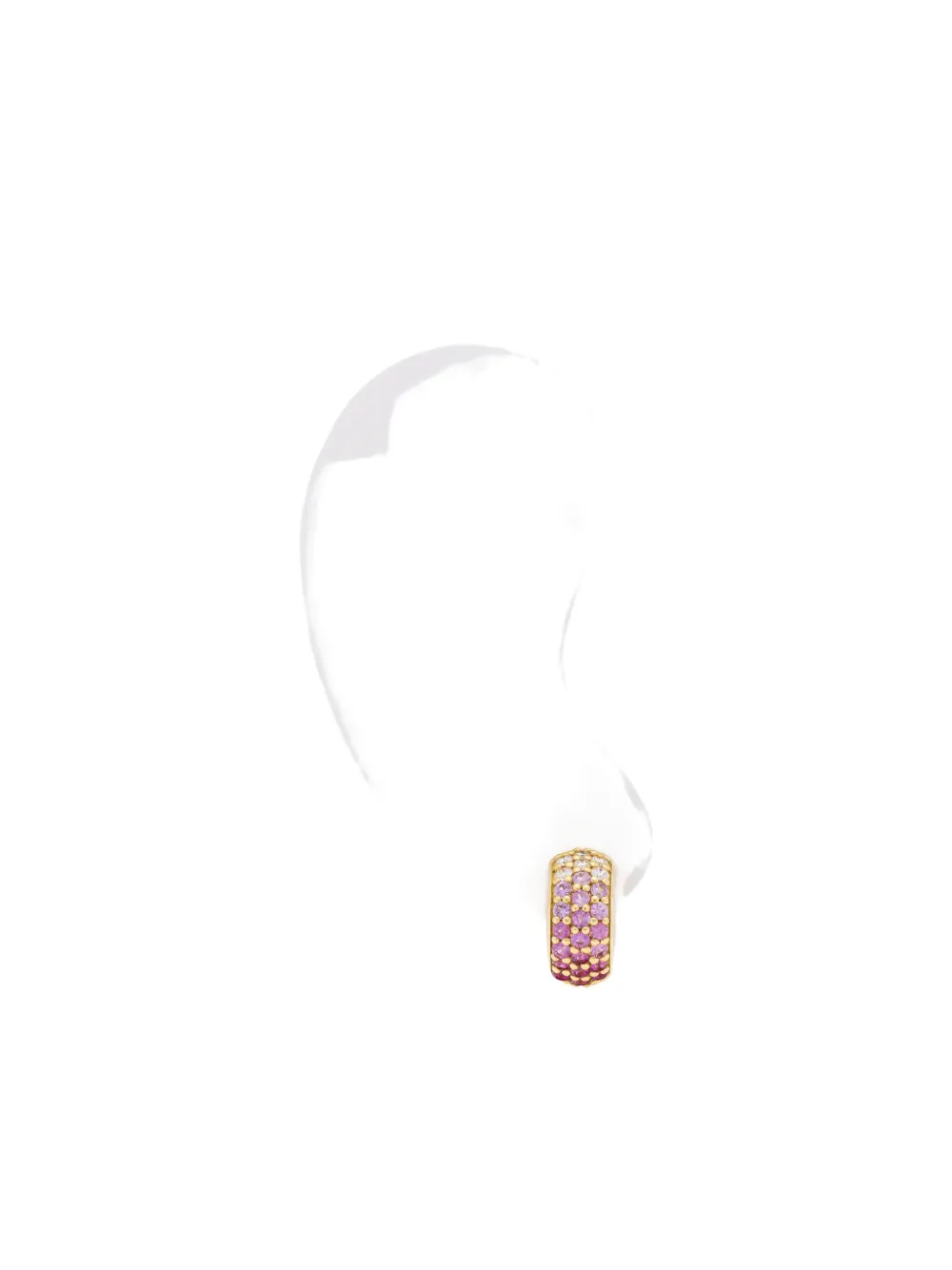 Future Fortune 18K yellow gold Euphoria diamond earrings | Image 2