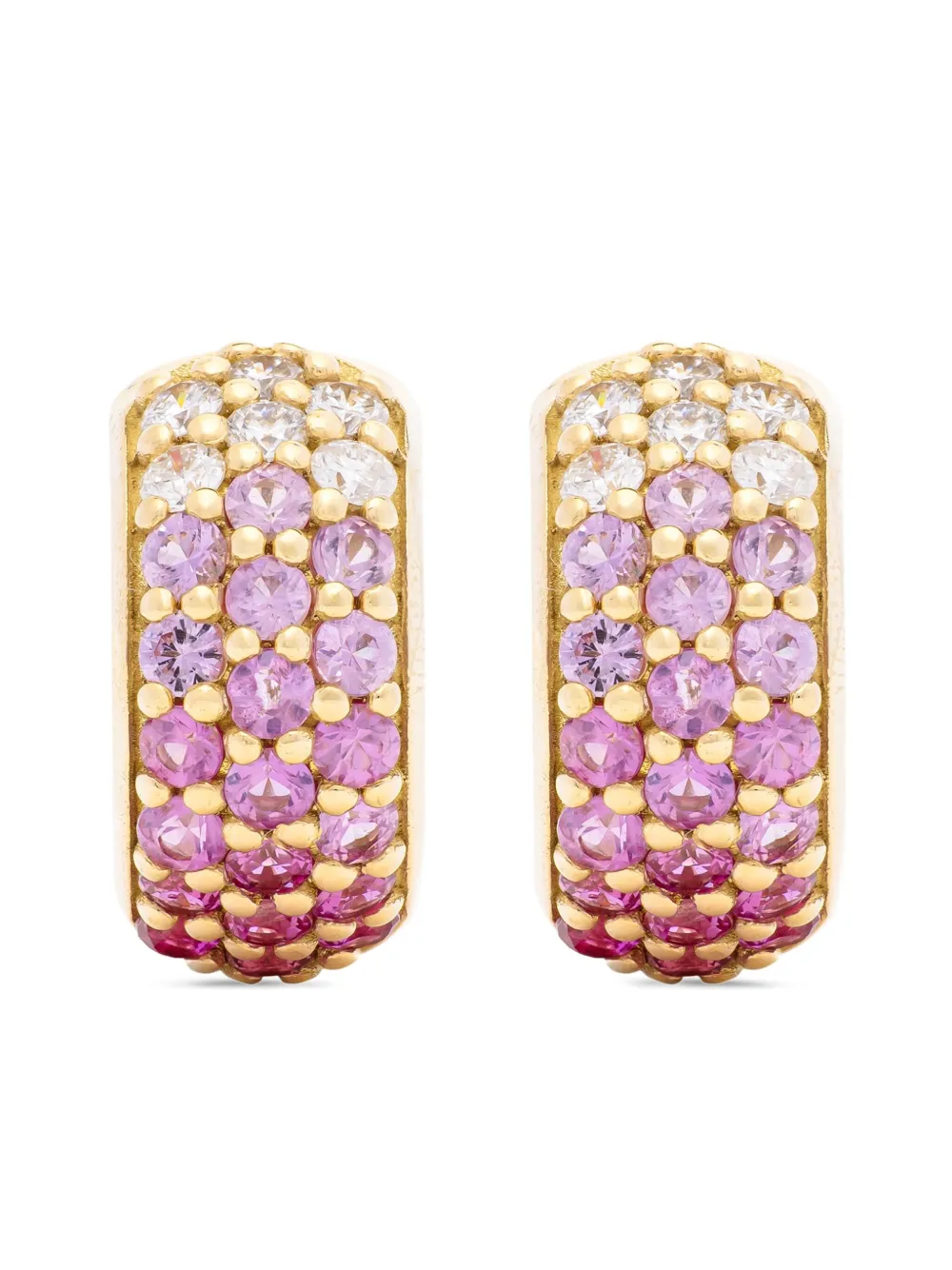 18K yellow gold Euphoria diamond earrings