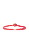 Scosha 10K gold Classic white diamond bracelet - Pink
