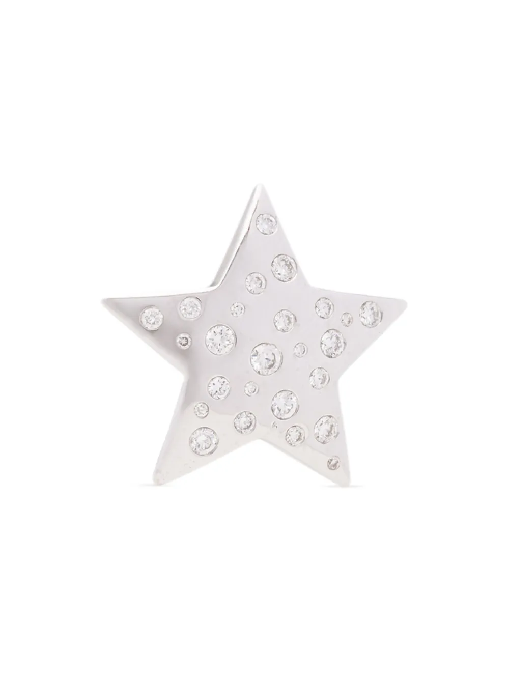 Future Fortune 18K white gold Star Bright diamond earrings | Image 2
