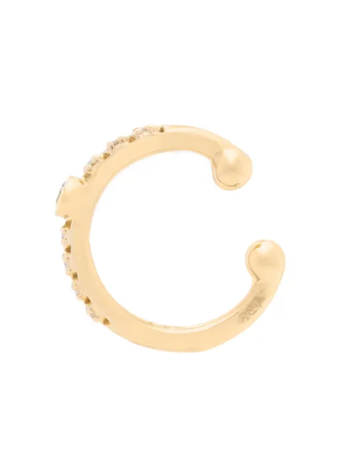 Scosha 10K yellow gold diamond ear cuff