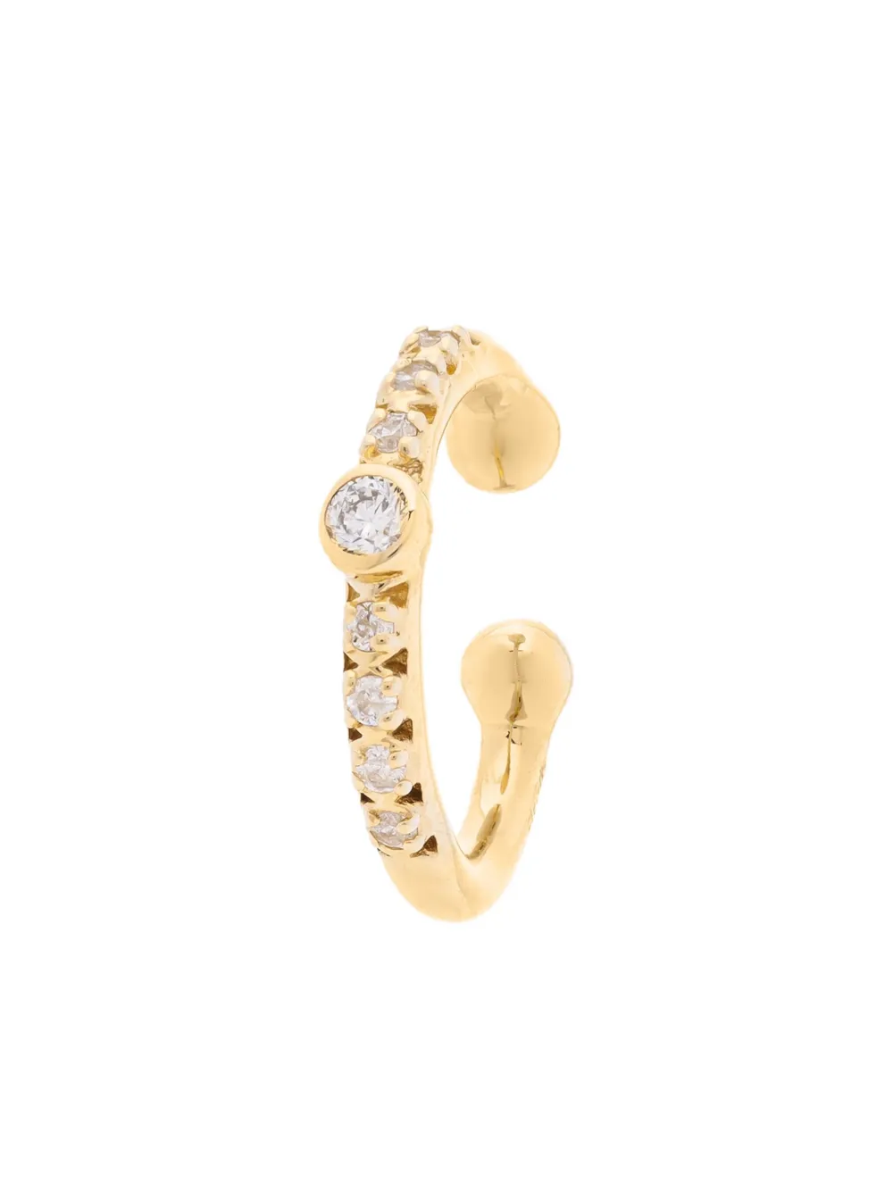 Scosha 10K yellow gold diamond ear cuff | Fine Jewelry | Image 2