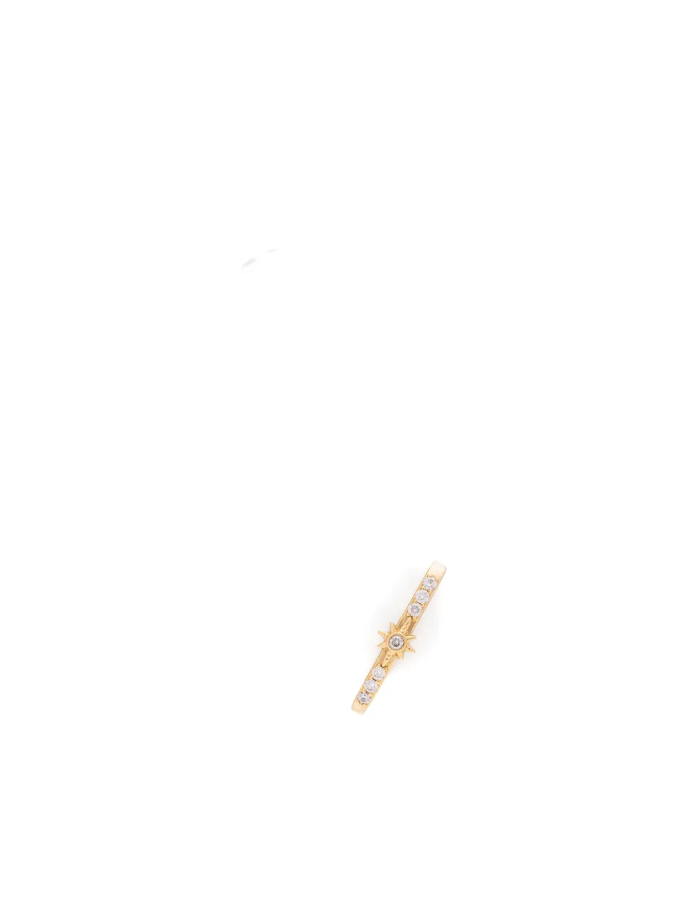 Eden Presley 14K yellow gold Cosmic Bar diamond earring | Fine Jewelry | Image 2