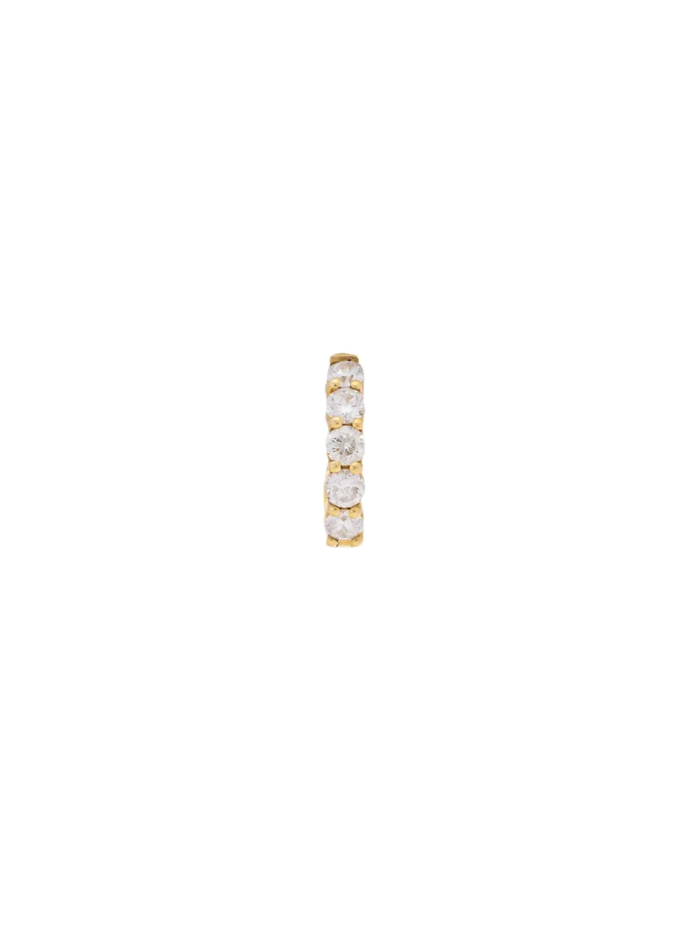 Munnu The Gem Palace 18K yellow gold diamond hoop earring - ゴールドトーン Munnu The Gem Palace 18K yellow gold diamond hoop earring - ゴールドトーン
