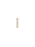 Munnu The Gem Palace 18K yellow gold diamond hoop earring
