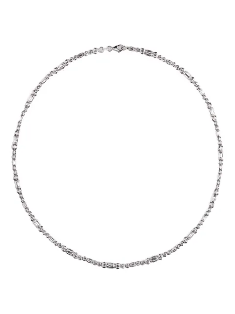 Ouf! 14K white gold Disco Ball necklace