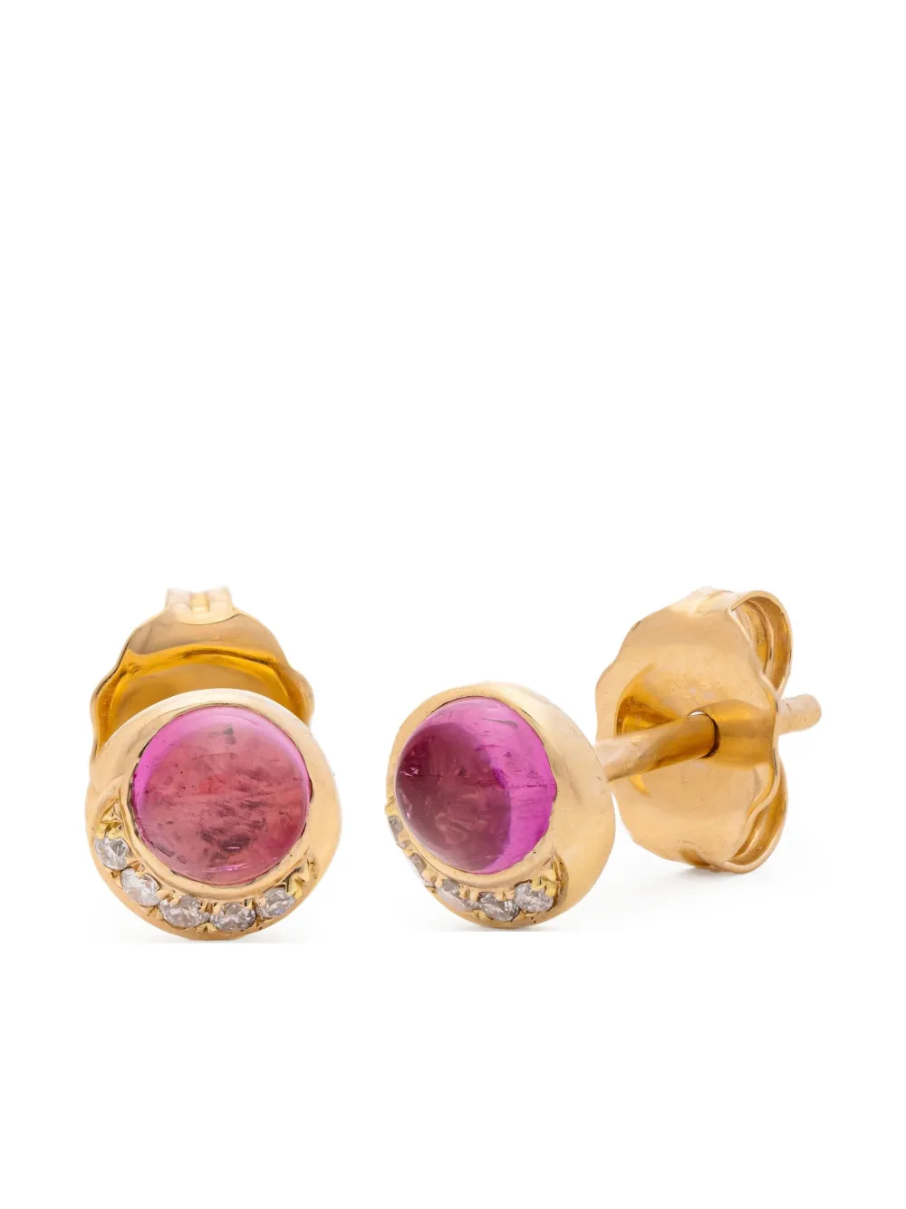 Eden Presley 14K Moonrise tourmaline and diamond earrings - ゴールドトーン Eden Presley 14K Moonrise tourmaline and diamond earrings - ゴールドトーン
