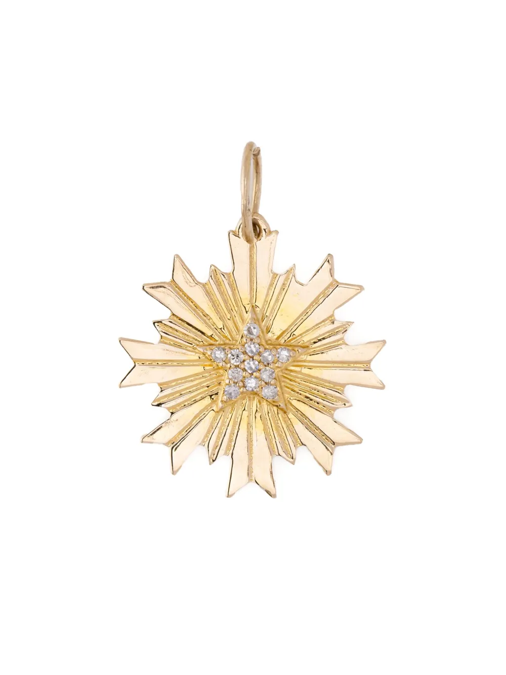 Tracy Upton 14K yellow gold Radiating Baltic Star diamond pendant | Fine Jewelry | Image 2