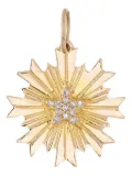 Tracy Upton 14K yellow gold Radiating Baltic Star diamond pendant