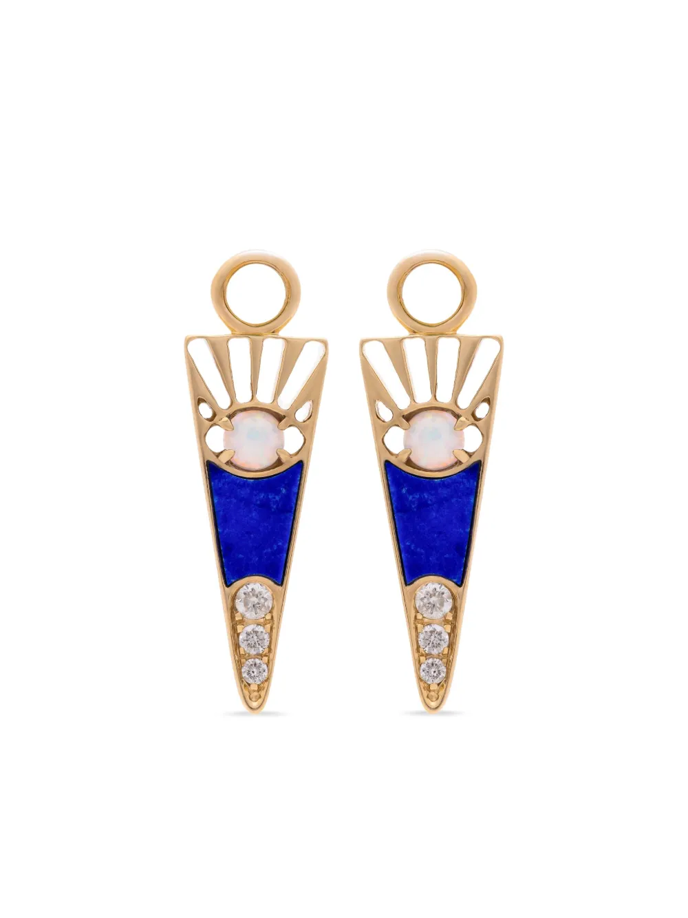 Eden Presley 14K yellow gold Horizon Drop Rock earring charm - ゴールドトーン Eden Presley 14K yellow gold Horizon Drop Rock earring charm - ゴールドトーン