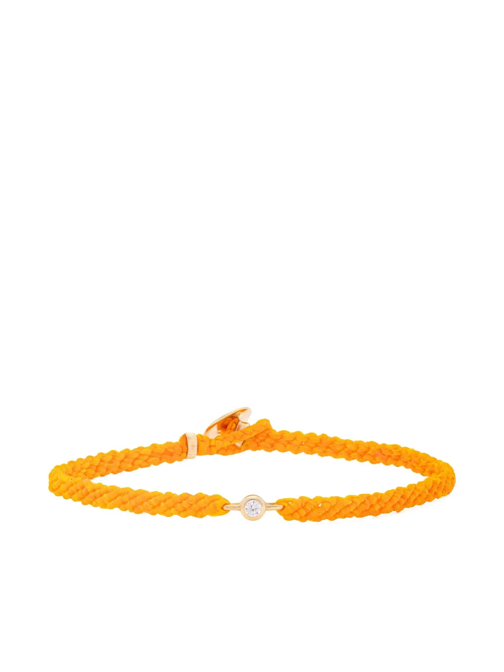 Scosha 10K yellow gold white diamond bracelet - オレンジ Scosha 10K yellow gold white diamond bracelet - オレンジ