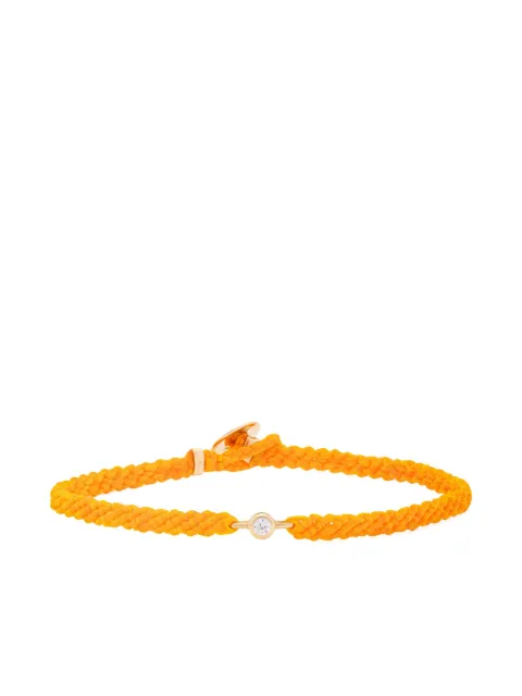 Scosha 10K yellow gold white diamond bracelet